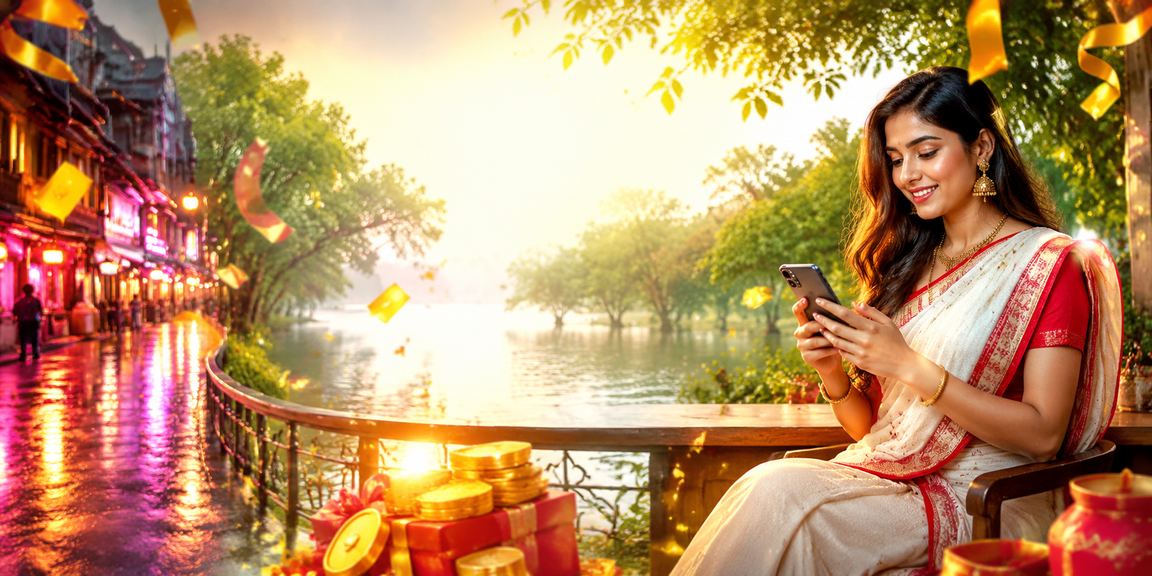 সিলেটে পহেলা বৈশাখ উৎসবে bd354 মোবাইল ক্যাসিনো প্রোমোশন উপভোগরত তরুণ